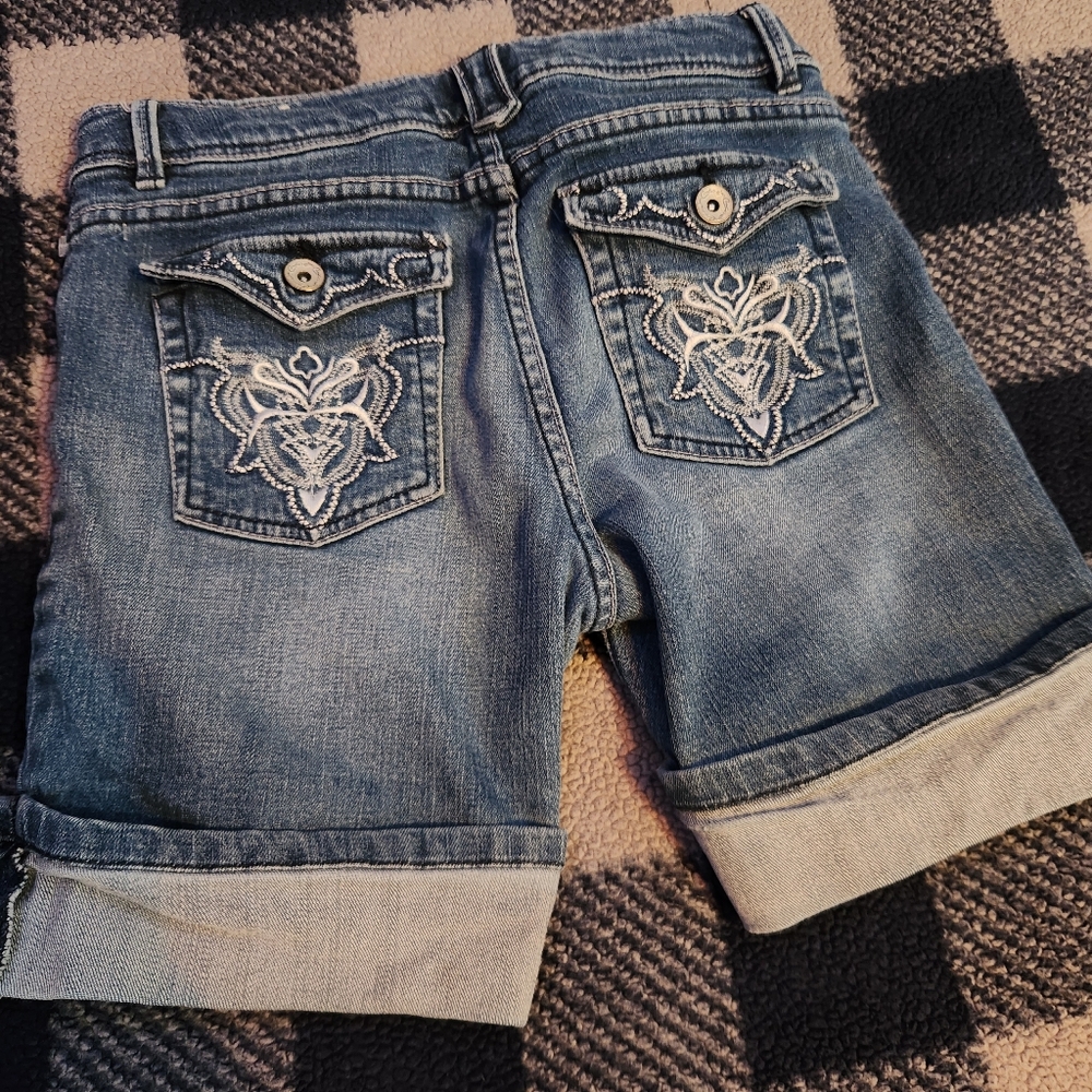 Y2k mcbling style shorts by candies